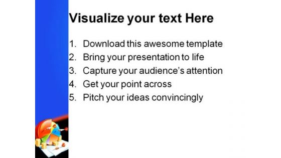 Target Business PowerPoint Template 0810