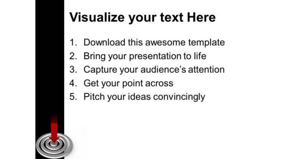 Target Concept Arrows PowerPoint Templates And PowerPoint Themes 0812