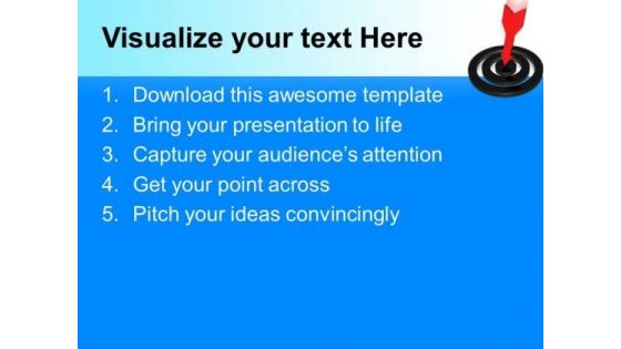 Target Concept Business PowerPoint Templates And PowerPoint Themes 0612