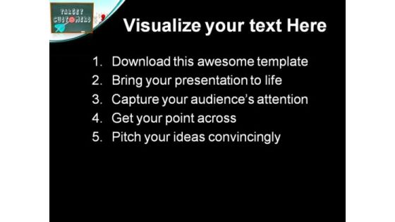 Target Customers Success PowerPoint Themes And PowerPoint Slides 0911