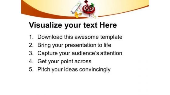 Target Dart Goal Success PowerPoint Templates Ppt Backgrounds For Slides 0713