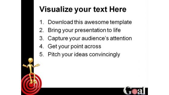 Target Goal Business PowerPoint Themes And PowerPoint Slides 0611