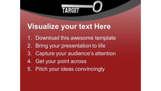 Target Key Business Goal Acheived PowerPoint Templates Ppt Backgrounds For Slides 0313
