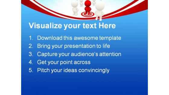Target Man Business PowerPoint Templates And PowerPoint Backgrounds 0311