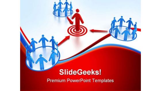 Target Market Business PowerPoint Templates And PowerPoint Backgrounds 0811