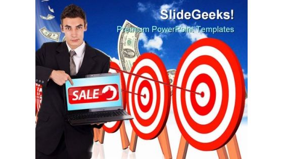 Target Monthly Sales Finance PowerPoint Templates And PowerPoint Backgrounds 0311