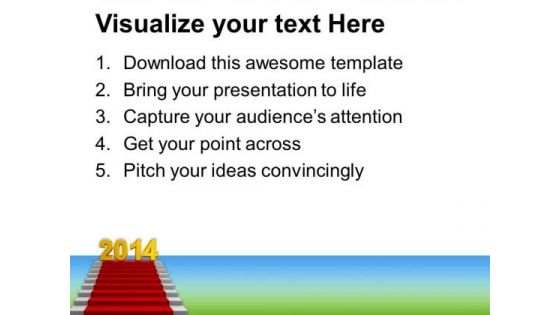 Target New Year 2014 PowerPoint Template 1113