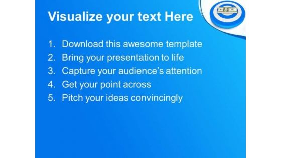 Target On Dollars Finance PowerPoint Templates And PowerPoint Themes 1012