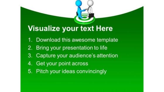 Target Oriented Business Relation PowerPoint Templates Ppt Backgrounds For Slides 0613