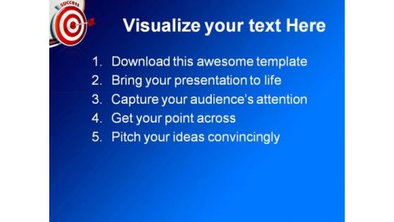 Target Success PowerPoint Themes And PowerPoint Slides 0911