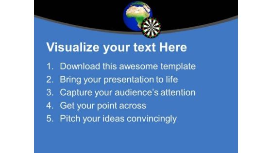 Target The Global Market Business PowerPoint Templates Ppt Backgrounds For Slides 0413