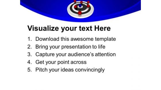 Target With Balls Leadership PowerPoint Templates Ppt Backgrounds For Slides 0213