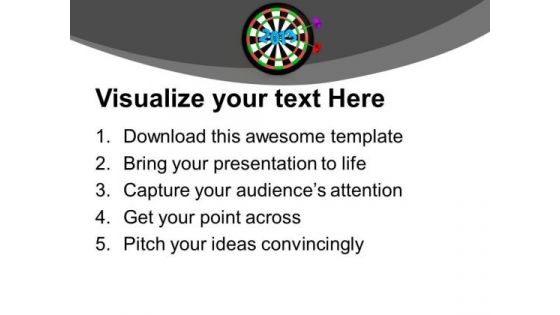 Target Your Goals This Year 2013 PowerPoint Templates Ppt Backgrounds For Slides 0413