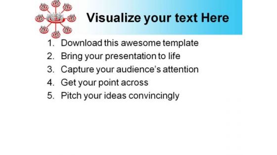 Targeted Flowchart Business PowerPoint Themes And PowerPoint Slides 0811