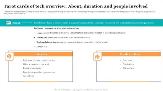 Tarot Cards Of Tech Overview About Duration Guide For Ethical Technology Topics Pdf