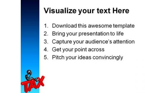Tax People PowerPoint Backgrounds And Templates 1210