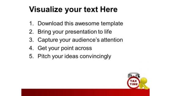 Tax Time Finance PowerPoint Templates Ppt Backgrounds For Slides 0113