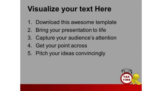 Tax Time Finance PowerPoint Templates Ppt Backgrounds For Slides 0113