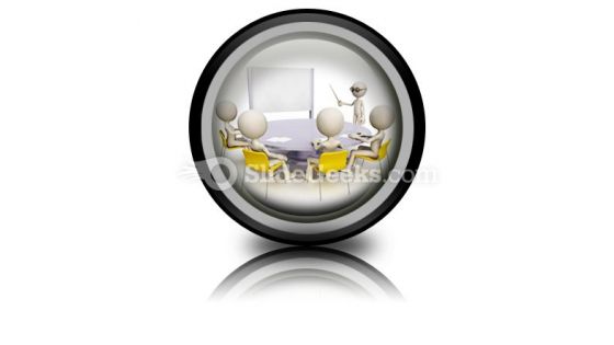 Teacher And Student Group PowerPoint Icon Cc