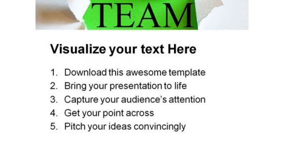 Team01 Business PowerPoint Themes And PowerPoint Slides 0511