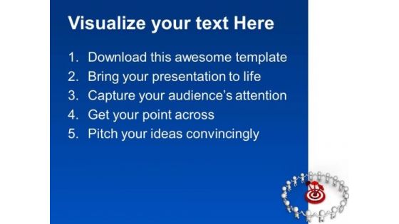 Team Achieved Business Goals And Targets PowerPoint Templates Ppt Backgrounds For Slides 0813