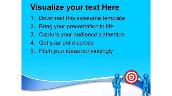 Team Achieved The Goal Business Strategy PowerPoint Templates Ppt Backgrounds For Slides 0813