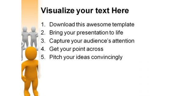 Team And Leaders Leadership PowerPoint Templates And PowerPoint Backgrounds 0711
