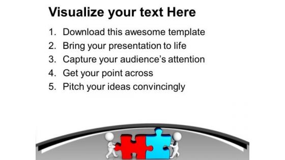 Team Arrange The Parts Of Puzzles Business PowerPoint Templates Ppt Backgrounds For Slides 0513