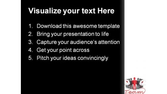 Team Business PowerPoint Backgrounds And Templates 1210