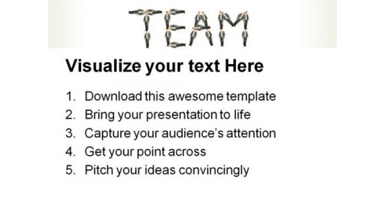 Team Business PowerPoint Templates And PowerPoint Backgrounds 0911