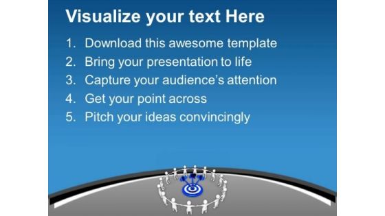 Team Can Target The Business Goals PowerPoint Templates Ppt Backgrounds For Slides 0713