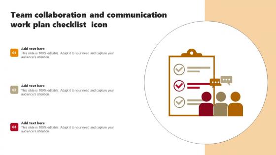 Team Collaboration And Communication Work Plan Checklist Icon Slides Pdf Team Collaboration And Communication Work Plan Checklist Icon Slides Pdf
