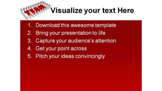Team Concept Business PowerPoint Themes And PowerPoint Slides 0811