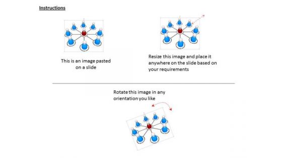Team Connection With Leader PowerPoint Templates