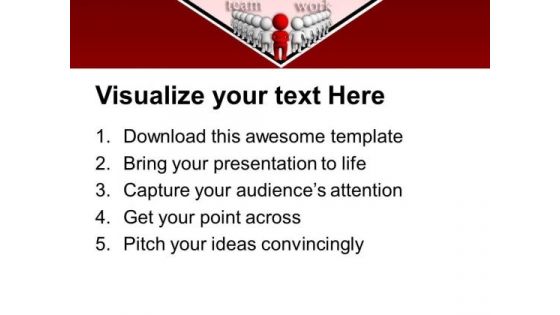 Team Depends On Its Leader PowerPoint Templates Ppt Backgrounds For Slides 0613