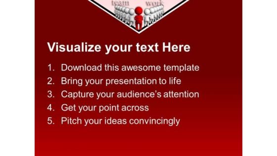 Team Depends On Its Leader PowerPoint Templates Ppt Backgrounds For Slides 0613