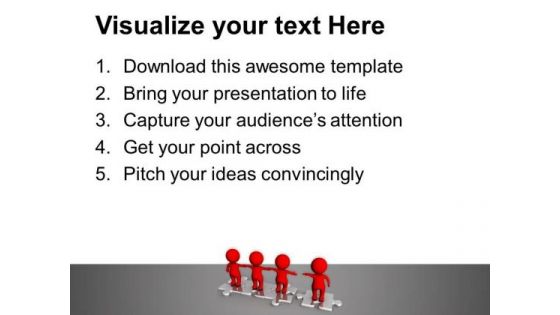 Team Efforts Teamwork Business PowerPoint Templates Ppt Backgrounds For Slides 1212