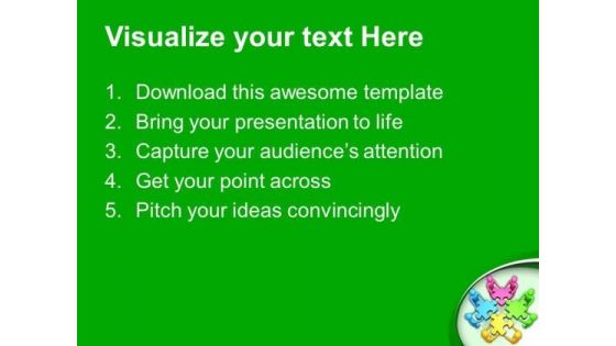 Team Efforts To Assemble Jigsaw Puzzles PowerPoint Templates Ppt Backgrounds For Slides 0213