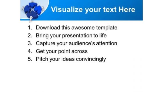 Team Efforts To Complete The Task PowerPoint Templates Ppt Backgrounds For Slides 0713