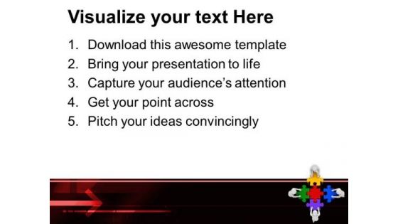 Team Efforts To Find Solution Business PowerPoint Templates Ppt Backgrounds For Slides 0213
