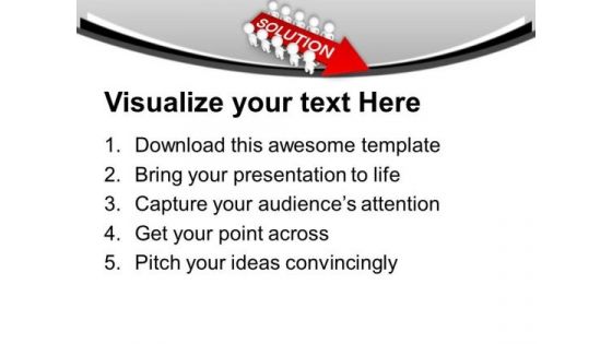 Team Efforts To Find The Solution PowerPoint Templates Ppt Backgrounds For Slides 0713