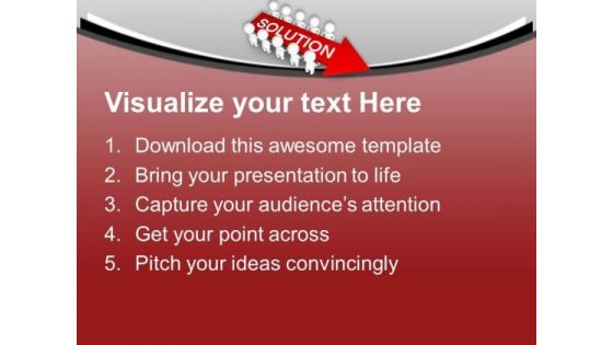 Team Efforts To Find The Solution PowerPoint Templates Ppt Backgrounds For Slides 0713