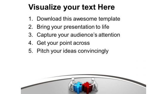 Team Efforts To Form Solution Business PowerPoint Templates Ppt Backgrounds For Slides 0113