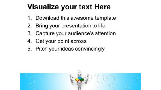 Team Efforts To Form Solution Business PowerPoint Templates Ppt Backgrounds For Slides 0213