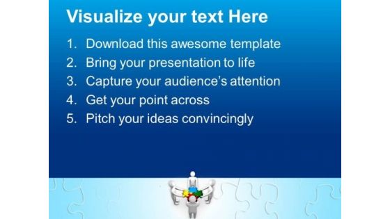 Team Efforts To Form Solution Business PowerPoint Templates Ppt Backgrounds For Slides 0213