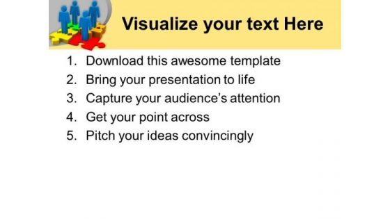Team Efforts To Resolve The Issues PowerPoint Templates Ppt Backgrounds For Slides 0713
