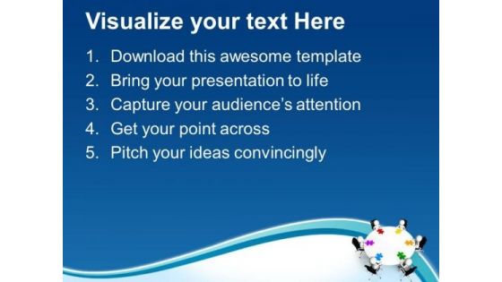 Team Find The Solution To Business Strategy PowerPoint Templates Ppt Backgrounds For Slides 0513