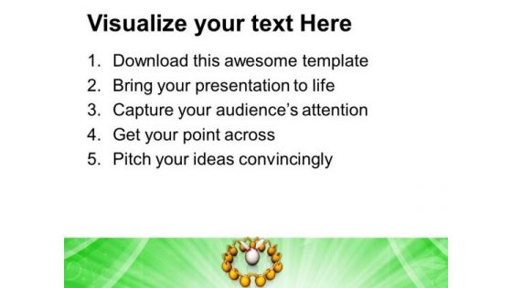 Team Forming Circle Leadership Concept PowerPoint Templates Ppt Backgrounds For Slides 0313