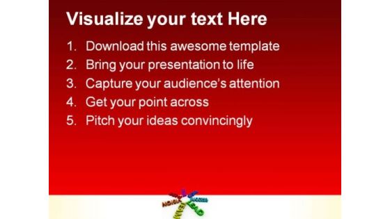 Team Goal Success PowerPoint Templates And PowerPoint Backgrounds 0811