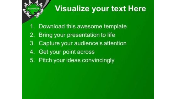 Team Holding Puzzle To Find Solution PowerPoint Templates Ppt Backgrounds For Slides 0313
